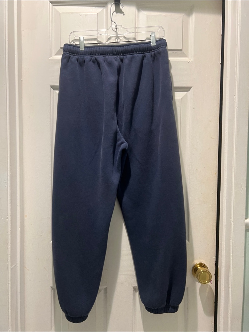Quince Navy Drawstring Jogger Sweatpants - Picture 6 of 8